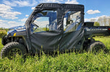 3 Star UTV Polaris Ranger Crew 570 Mid Size - 4 Passenger - Soft Doors - POLC57-DOF-BLK