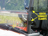 3 Star UTV Polaris Ranger Crew 700 (2008-2009) - 2 Pc Windshield - POLCR9-GX2-CLR