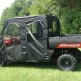 3 Star UTV Polaris Ranger Crew 700 (2008-2009) - Full Cab Enclosure for Hard Windshield - POLCR9-FCF-BLK