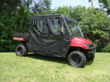 3 Star UTV Polaris Ranger Crew 700 (2008-2009) - Full Cab Enclosure for Hard Windshield - POLCR9-FCF-BLK