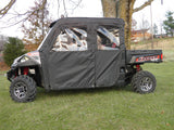 3 Star UTV Polaris Ranger Crew 900 - Door/Rear Window Combo - POLC90-DRF-BLK