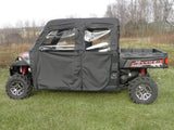 3 Star UTV Polaris Ranger Crew 900 - Soft Doors - POLC90-DOF-BLK