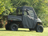 3 Star UTV Polaris Full-Size Ranger 2-Seater 500/700/800 - Full Cab Enclosure for Hard Windshield - POLRXP-FCF-BLK
