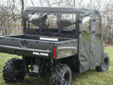 3 Star UTV Polaris Ranger Full-Size Crew 570 - 6 Passenger - Full Cab Enclosure for Hard Windshield - POLCR0-FCF-BLK