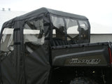3 Star UTV Polaris Ranger Full-Size Crew 570 - 6 Passenger - Full Cab Enclosure for Hard Windshield - POLCR0-FCF-BLK