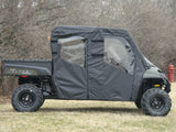 3 Star UTV Polaris Ranger Full-Size Crew 570 - 6 Passenger - Soft Doors - POLCR0-DOF-BLK