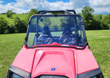 3 Star UTV Polaris RZR 570/800/900 - 1 Pc Scratch-Resistant Windshield with Clamp and Vent Options - POLRZR-GX1-MR1