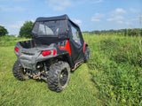 3 Star UTV Polaris RZR 570/800/900 - Full Cab Enclosure for Hard Windshield - POLRZR-FCF-BLK