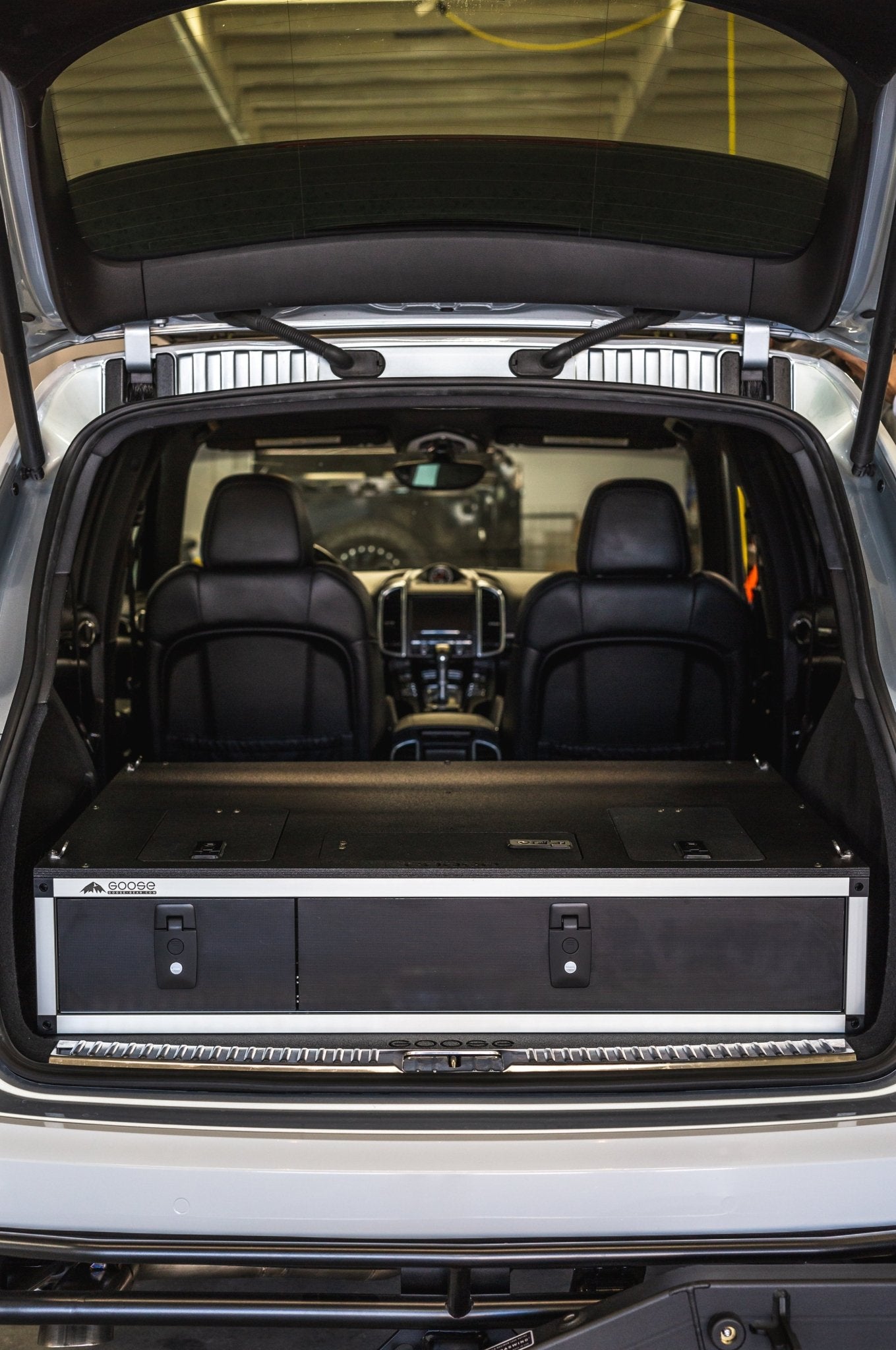 GOOSE GEAR Porsche Cayenne & Volkswagen Touareg 2011-2017 2nd Gen. - Side X Side Drawer Module with Fitted Top Plate
