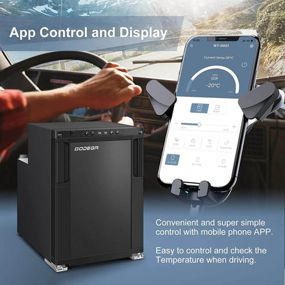 BODEGA 12 Volt RV Refrigerator 45L/1.6cu.ft RV Fridge and Freezer