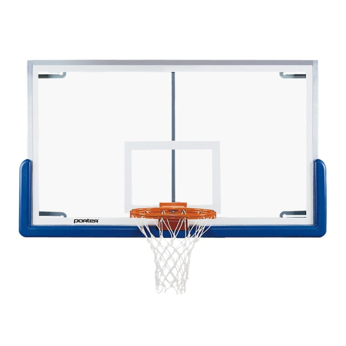 Porter 72"X42" Glass Pro Strut Basketball Backboard Package 20410CXX