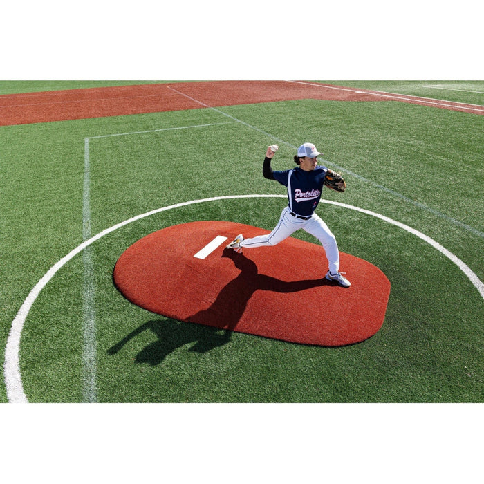 Portolite Two Piece 8" Baseball Portable Pitching Mound TPM81252PC