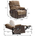 Power Recliner Chair With Nearly Lying Flat Recliner With Vibration Massage & Heating, 33.85" Width Not Lift