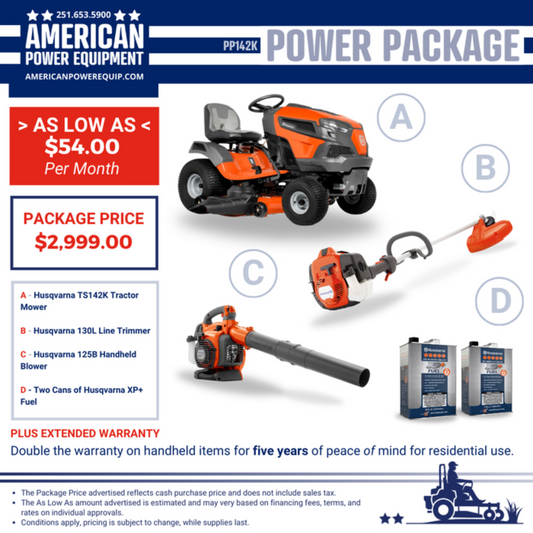 Husqvarna PP142K Husqvarna Residential Power Package