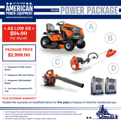 Husqvarna PP142K Husqvarna Residential Power Package