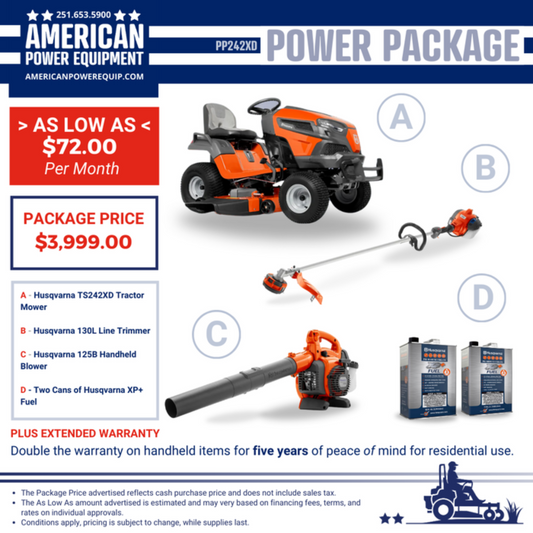 Husqvarna PP242XD Husqvarna Residential Power Package