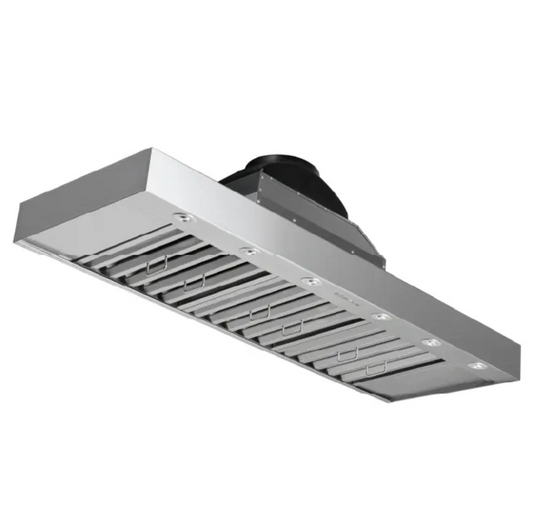 Proline Vortex Insert Range Hood, Customizable 600–1200 CFM Blower Options, Easy Install, Sealed LED Lighting - PLGL VORTEX 28.18
