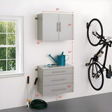 Prepac HangUps 30 inch Storage Cabinet Set A - 2pc - Available in 3 Colors - GRGW-0701-2M