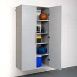 Prepac HangUps 36 inch Large Storage Cabinet - Available in 3 Colors - GSCW-0708-2K