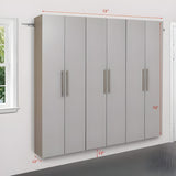 Prepac HangUps 72 inch Storage Cabinet 3 Piece Set C - Available in 3 Colors - GRGW-0703-3M