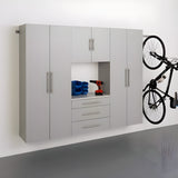 Prepac HangUps 90 inch Storage Cabinet 4 Piece Set G - Available in 3 Colors - GRGW-0707-4M
