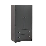 Prepac Sonoma 2 Door Armoire - Multiple Options Available - BDC-3359-K