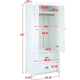 Prepac Yaletown Armoire - WABH-1205-2K