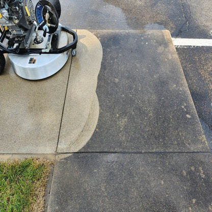 CleanFreak PressureMower Mobile Concrete Surface Cleaner w/ 30" Deck, 25' Hose & Wand - WET-PM30-14HR