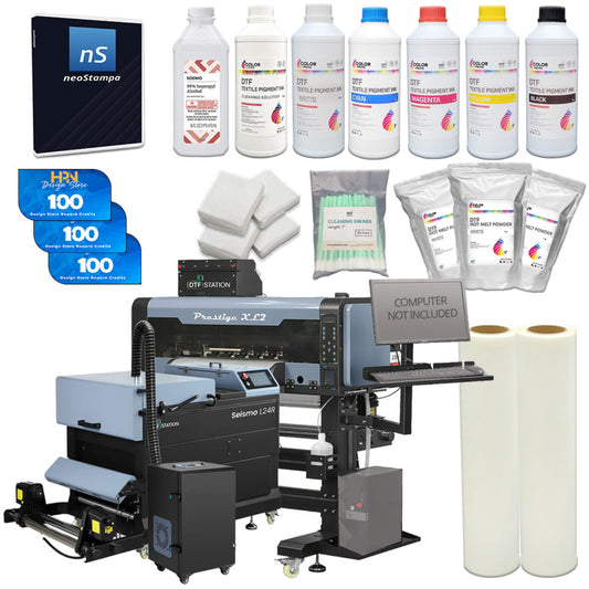 DTF Station Prestige XL2 24" Printer with L24R Shaker Bundle - BNDL-PRESTIGE-XL2-L24R-PL2
