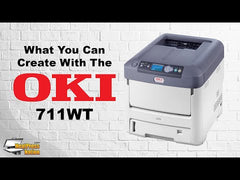 OKI 711WT Laser Printer with Cadlink Digital Factory RIP Software - OKI-711WT