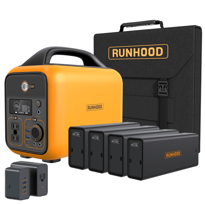 RALLYE 600 PRO 1296Wh/600W. Portable power station with 100W solar panel）PS-TSP-H4EAUS-US