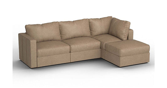 Lovesac – 4 Seats + 5 Sides Combed Chenille & Lovesoft – Taupe - 1760077840865_239