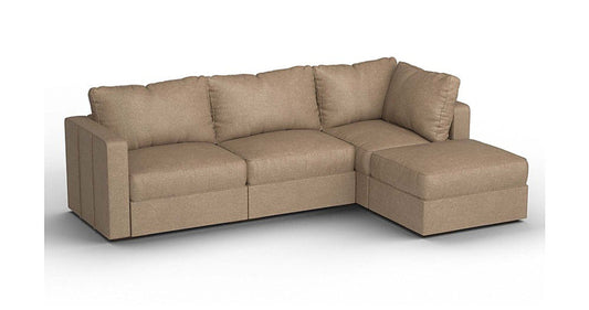 Lovesac – 4 Seats + 5 Sides Combed Chenille &amp; Lovesoft – Taupe - SKU_1773036268242_523