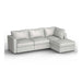 Lovesac – 4 Seats + 5 Sides Luxe Chenille & Standard Foam – Tonal Sterling - BB6484123