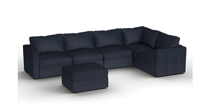 Lovesac – 6 Seats + 8 Sides Corded Velvet & Standard Foam – Midnight Navy - BB6484121