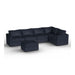 Lovesac – 6 Seats + 8 Sides Corded Velvet Standard Foam – Midnight Navy - BB6484121