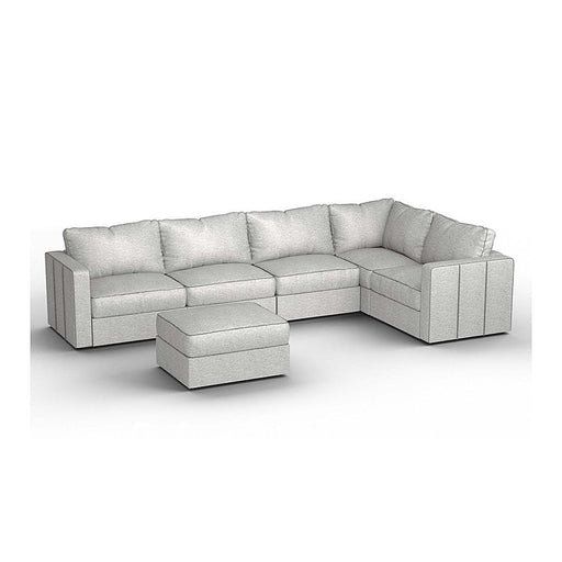 Lovesac – 6 Seats + 8 Sides Luxe Chenille & Standard Foam – Tonal Sterling - BB6484151