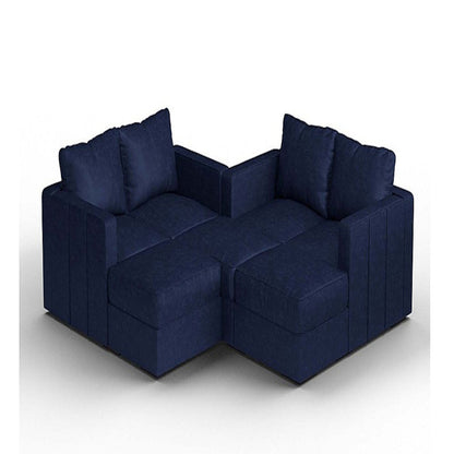 Lovesac – 7 Seats + 8 Sides Corded Velvet &amp; Standard Foam – Sapphire Navy - 1762893261593_780