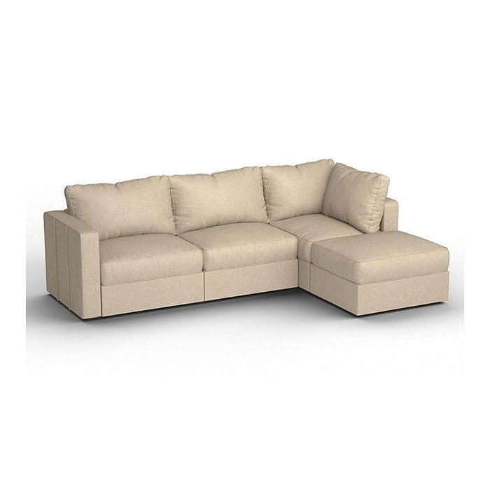 Lovesac – 4 Seats + 5 Sides Combed Chenille Lovesoft – Tan - BB6484094