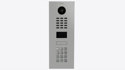 DoorBird D2101KV IP Video Intercom, 1 Call Button in Grey Aluminium, RAL 9007 - 423884809