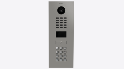 DoorBird D2101KV IP Video Intercom, 1 Call Button in Grey Aluminium, RAL 9007 - 423884809