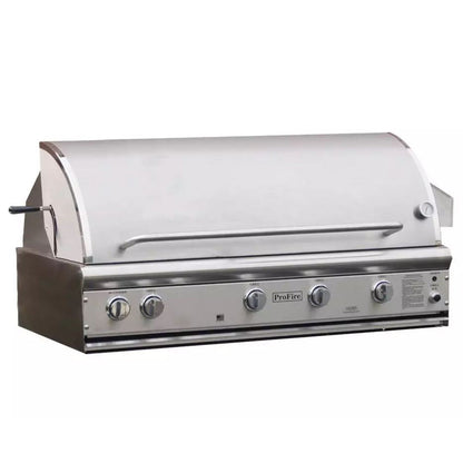 Profire Deluxe Briquette Series 48-inch Built-in Grill With Rotisserie - BQDLX48R-P