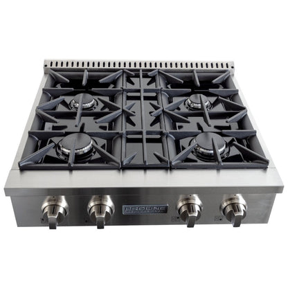 Proline PLSR 30, 36 and 48" Gas Range - 15,000 BTUs of Unmatched Performance in a Compact, Elegant Design - PLST 30G