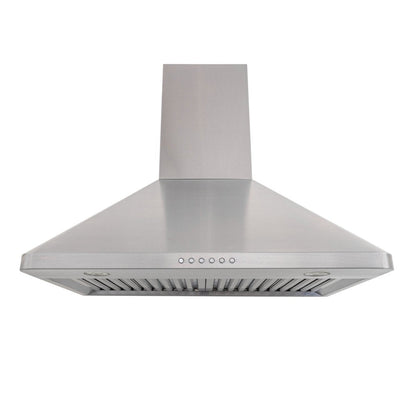 Proline Wall-Mounted Range Hood 900/1200 CFM Stainless Steel - PLJW-129