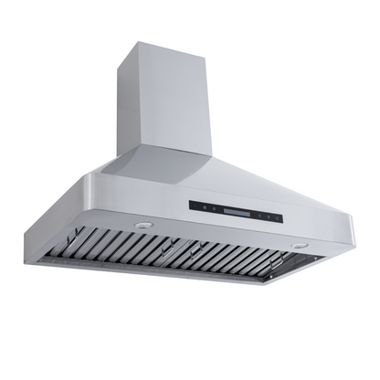 Proline PLJW 130 - Ducted Wall-Mounted Range Hood, 900/1200 CFM | Stainless Steel Finish - PLJW 130.30