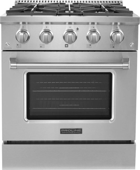 Proline PLSR 30" Gas Range, 15,000 BTUs - PLSR 30GG