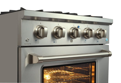 Proline PLSR 30" Gas Range, 15,000 BTUs - PLSR 30GG