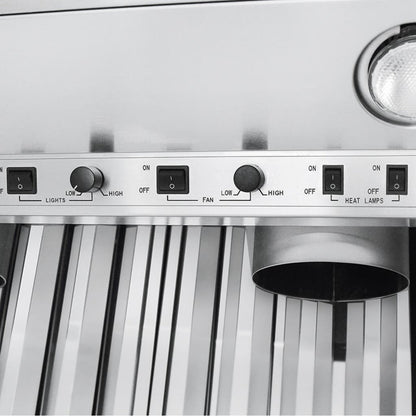Proline Wall-Mounted Range Hood, Ducted, Variable CFM, Stainless Steel – ProVWC