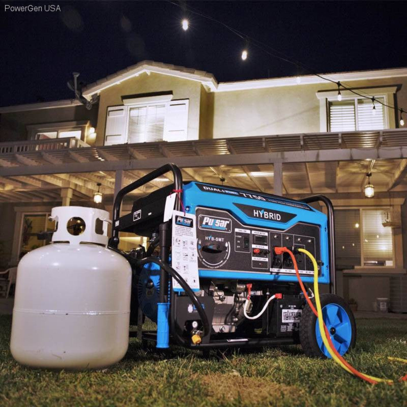 Aurora Generators Pulsar PG7750B- Dual Fuel Generator with Switch & Go Capability - PowerGen USA - PG7750B