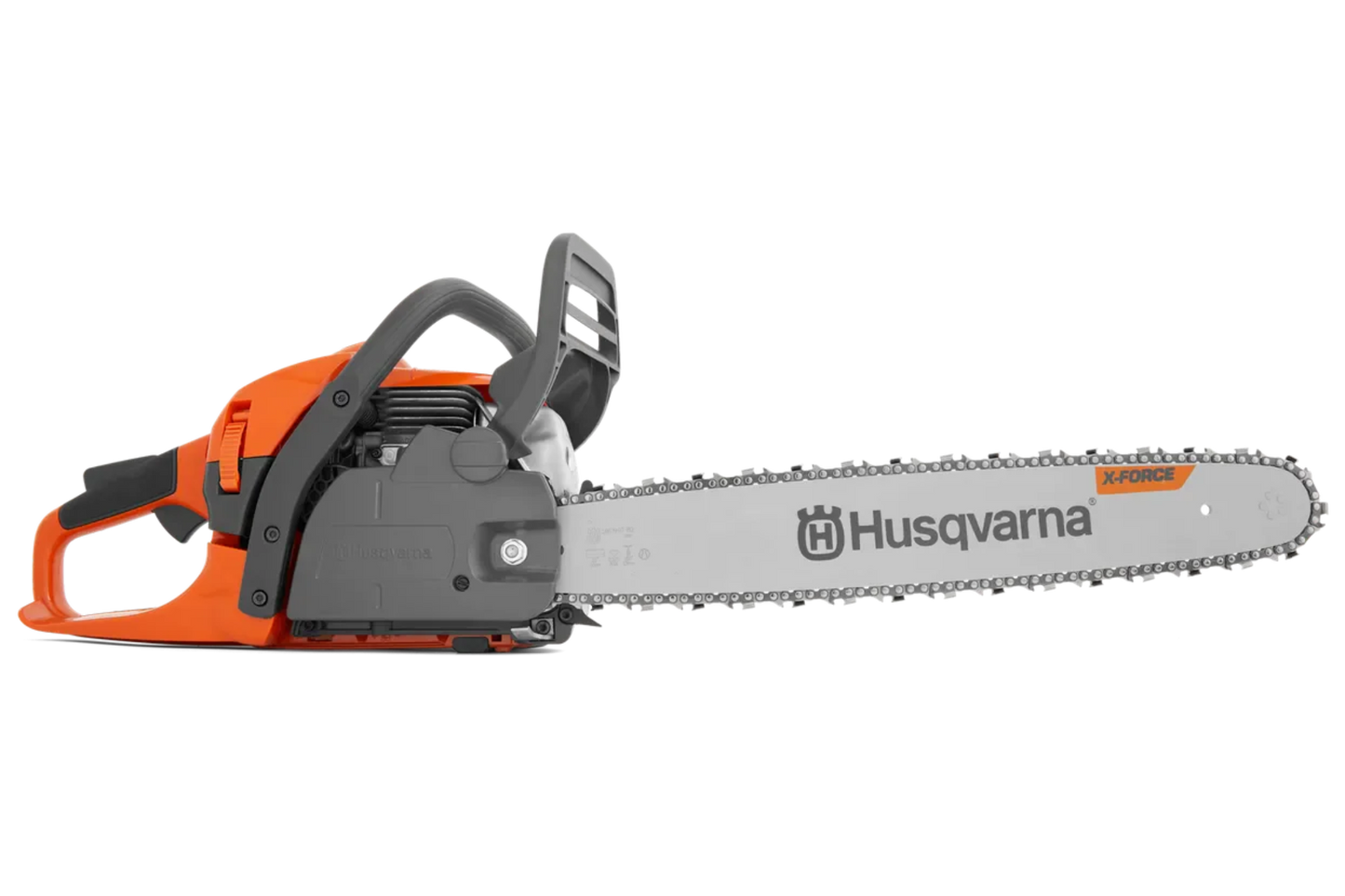 Husqvarna 450 Rancher Chainsaw - 50.2cc Gas Engine with 18in Guide Bar for Farm and Ranch - 970613128